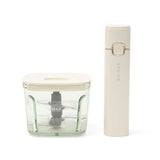 【正規品1年保証】 EPEIOS フードプロセッサー エペイオス コードレス 充電式 フードチョッパー ミキサー ブレンダー みじん切り おろし ホイップ コンパクト ガラス製 LOAF フードプロセッサーTINT EPEM001