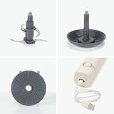 【正規品1年保証】 EPEIOS フードプロセッサー エペイオス コードレス 充電式 フードチョッパー ミキサー ブレンダー みじん切り おろし ホイップ コンパクト ガラス製 LOAF フードプロセッサーTINT EPEM001