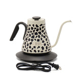【正規品1年保証】 EPEIOS ケトル 電気 おしゃれ 温度調整 エペイオス 電気ケトル コーヒー 珈琲 ドリップ ステンレス 保温 タイマー機能 湯沸かし 色変化 シンプル 細口 レオパード柄 900mL LUX900 JPCCN