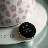 【正規品1年保証】 EPEIOS ケトル 電気 おしゃれ 温度調整 エペイオス 電気ケトル コーヒー 珈琲 ドリップ ステンレス 保温 タイマー機能 湯沸かし 色変化 シンプル 細口 レオパード柄 900mL LUX900 JPCCN