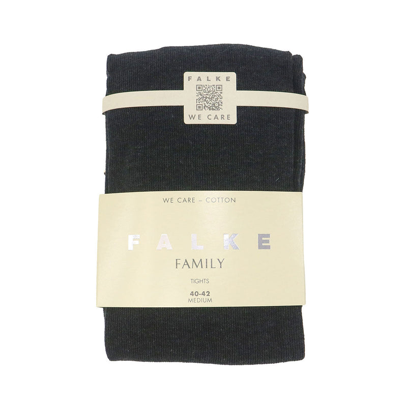 ファルケ タイツ レディース 黒 ブラック FALKE ファミリータイツ レッグウェア コットン 綿 快適 フィット 立体的 おしゃれ 防寒 冷え対策 暖かい ブランド 大人 無地 透けない 機能性 丈夫 FAMILY TIGHTS 48790
