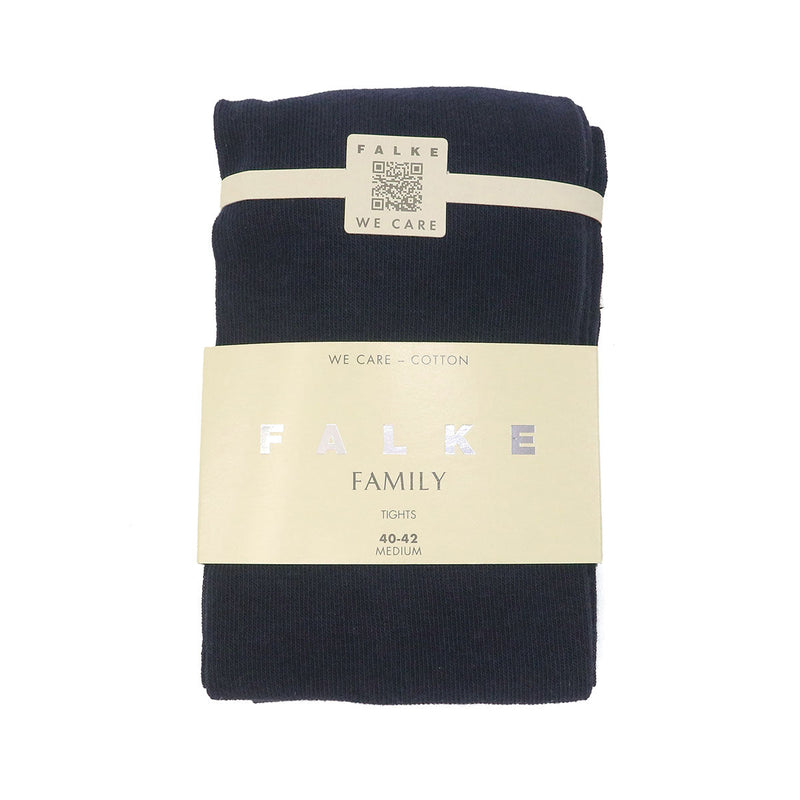 ファルケ タイツ レディース 黒 ブラック FALKE ファミリータイツ レッグウェア コットン 綿 快適 フィット 立体的 おしゃれ 防寒 冷え対策 暖かい ブランド 大人 無地 透けない 機能性 丈夫 FAMILY TIGHTS 48790