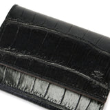 【正規品1年保証】 フェリージ カードケース メンズ レディース スリム 薄型 本革 革 ブランド Felisi 名刺入れ カード収納 カード入れ エンボスレザー クロコ 型押し コンパクト ビジネス 上品 STORICO 450/SA