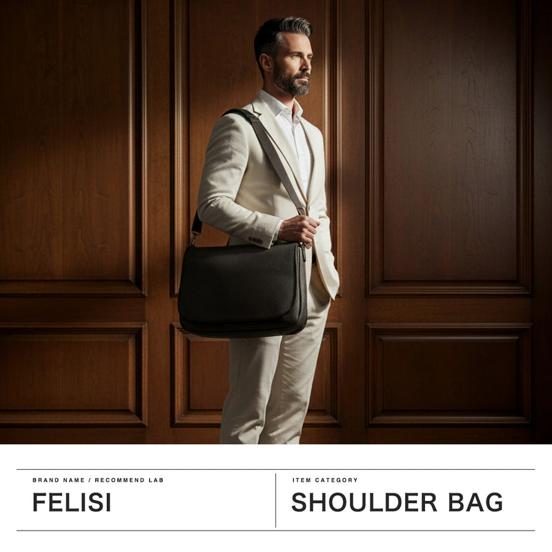 【正規品1年保証】 フェリージ メッセンジャーバッグ メンズ レディース ブランド A4 大容量 大きめ レザー Felisi バッグ ショルダーバッグ ショルダー ビジネス 高級 斜め掛け 本革 革 Ferraresi 24/39/LD+A