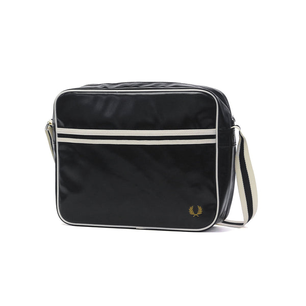 Fred Perry Shoulder Bag Men's Women's Crossbody Bag Brand FRED PERRY Crossbody Large Lightweight Zipper Cool Casual Adult Shoulder PC 14inch A4 14.5L Classic Shoulder Bag L8257