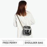 弗雷德·佩里（Fred Perry）的肩袋男士女士胸腔袋品牌弗雷德·佩里（Fred Perry）crossbody小轻巧拉链凉爽休闲成人迷你肩肩肩a5 3l经典侧袋L8258