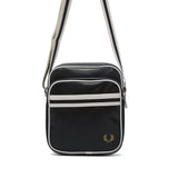 Fred Perry Shoulder Bag Men's Women's Crossbody Bag Brand FRED PERRY Crossbody Small Lightweight Zipper Cool Casual Adult Mini Shoulder Shoulder A5 3L Classic Side Bag L8258