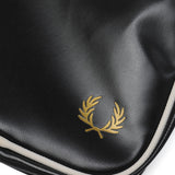 弗雷德·佩里（Fred Perry）的肩袋男士女士胸腔袋品牌弗雷德·佩里（Fred Perry）crossbody小輕巧拉鍊涼爽休閒成人迷你肩肩肩a5 3l經典側袋L8258