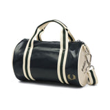 フレッドペリー ショルダーバッグ レディース メンズ FRED PERRY バッグ 小さめ おしゃれ ブランド 軽量 斜めがけ ミニボストン ミニショルダー ミニバレルバッグ 2WAY 3L Classic Mini Barrel Bag L9256