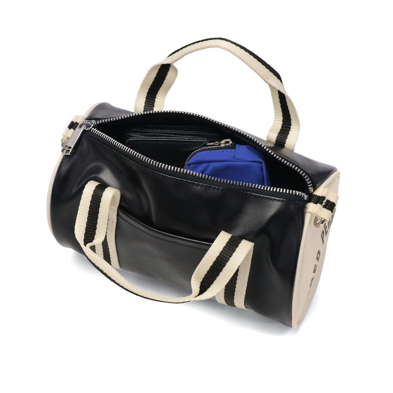 フレッドペリー ショルダーバッグ レディース メンズ FRED PERRY バッグ 小さめ おしゃれ ブランド 軽量 斜めがけ ミニボストン ミニショルダー ミニバレルバッグ 2WAY 3L Classic Mini Barrel Bag L9256