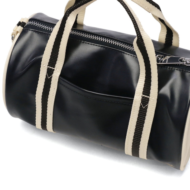 フレッドペリー ショルダーバッグ レディース メンズ FRED PERRY バッグ 小さめ おしゃれ ブランド 軽量 斜めがけ ミニボストン ミニショルダー ミニバレルバッグ 2WAY 3L Classic Mini Barrel Bag L9256