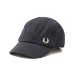 弗雷德·佩里（Fred Perry Cap）男子女士弗雷德·佩里（Fred Perry）帽子棒球帽品牌時尚黑色休閒簡單經典輕巧徽標刺繡一點點Pique Classic Cap HW6726