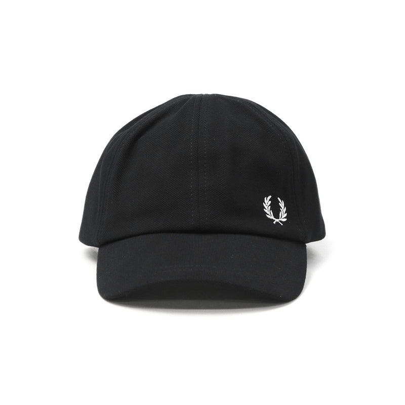 Fred Perry Cap Lelaki Lelaki Fred Perry Hat Baseball Cap Brand Stylish Black Casual Simply Logo Classic Logo Sulaman Satu Point Pique Pique Classic Cap HW6726