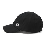 弗雷德·佩里（Fred Perry Cap）男子女士弗雷德·佩里（Fred Perry）帽子棒球帽品牌时尚黑色休闲简单经典轻巧徽标刺绣一点点Pique Classic Cap HW6726