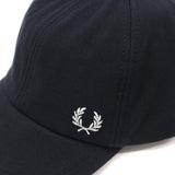 弗雷德·佩里（Fred Perry Cap）男子女士弗雷德·佩里（Fred Perry）帽子棒球帽品牌时尚黑色休闲简单经典轻巧徽标刺绣一点点Pique Classic Cap HW6726