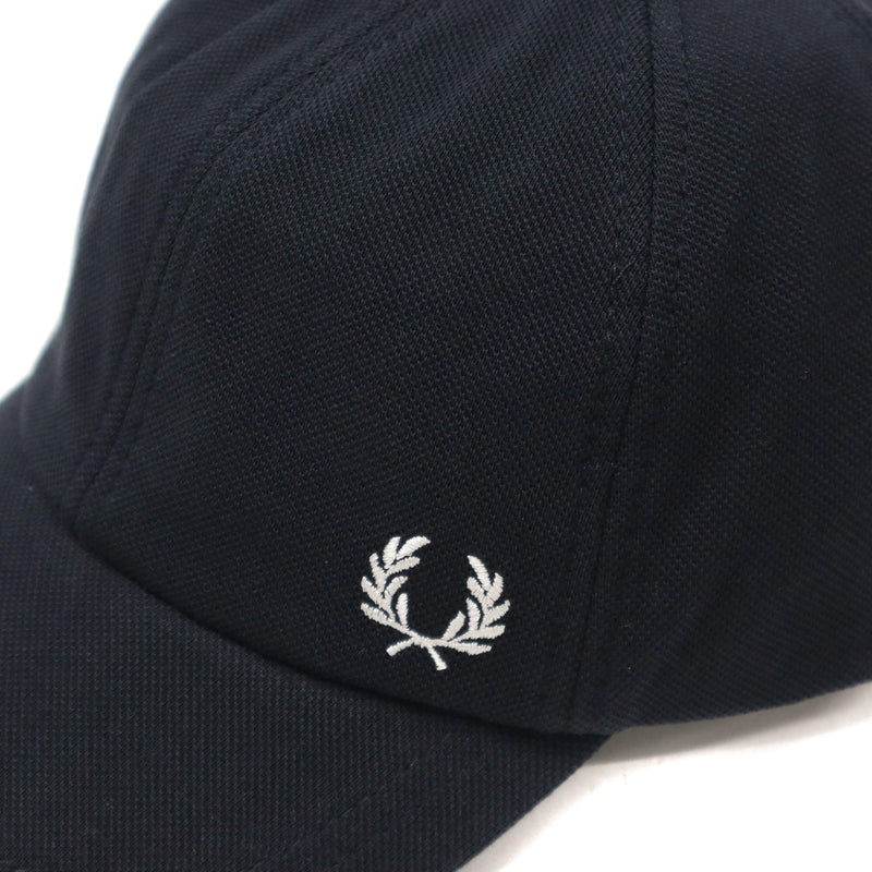 フレッドペリー キャップ メンズ レディース FRED PERRY 帽子 ベースボールキャップ ブランド おしゃれ ブラック カジュアル シンプル 定番 軽量 ロゴ刺繍 ワンポイント 鹿の子 Pique Classic Cap HW6726