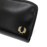 フレッドペリー 財布 レディース コンパクト FRED PERRY コインケース ブランド 革 おしゃれ 小銭入れ 本革 カードケース 大容量 ミニ財布 ファスナー かわいい レザー ミニ 大人 Amy Winehouse BOX LEATHER AMY WALLET L1401