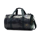 フレッドペリー ボストンバッグ メンズ レディース ブランド FRED PERRY 斜めがけ 小さめ おしゃれ 大人 ボストン 2WAY 23L 2WAYボストン A4 旅行 ジム コンパクト バッグ Classic Barrel Bag L7255