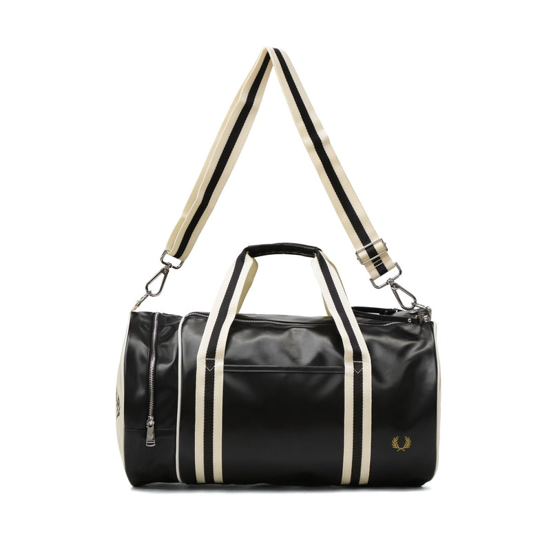 フレッドペリー ボストンバッグ 旅行 大容量 メンズ レディース FRED PERRY バッグ おしゃれ ブランド 軽量 大きめ 斜めがけ ボストン バレルバッグ カジュアル 2WAY 23L A4 Classic Barrel Bag L7255