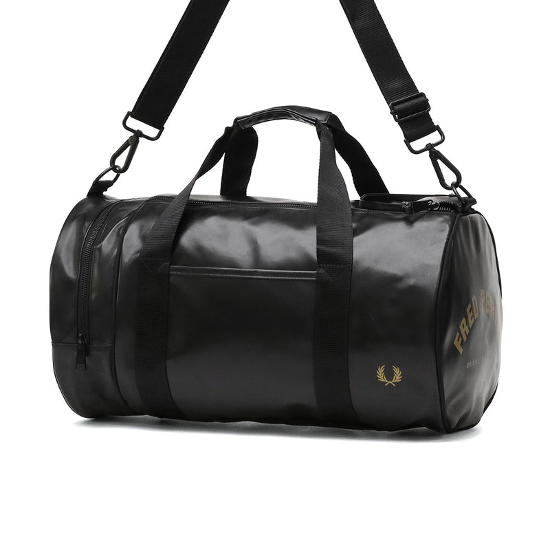 フレッドペリー ボストンバッグ 旅行 大容量 メンズ レディース FRED PERRY バッグ おしゃれ ブランド 軽量 大きめ 斜めがけ ボストン バレルバッグ カジュアル 2WAY 23L A4 Tonal Classic Barrel Bag L7260
