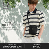 フレッドペリー ショルダーバッグ メンズ レディース 軽量 ブランド ナイロン FRED PERRY 小さめ 斜めがけ 大人 かっこいい ミニ 軽い 縦型 おしゃれ 薄型 縦長 スリム コンパクト カジュアル CRINKLE NLYON SMALL SIDE L3341