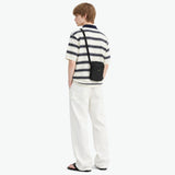 フレッドペリー ショルダーバッグ メンズ レディース 軽量 ブランド ナイロン FRED PERRY 小さめ 斜めがけ 大人 かっこいい ミニ 軽い 縦型 おしゃれ 薄型 縦長 スリム コンパクト カジュアル CRINKLE NLYON SMALL SIDE L3341