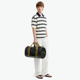 フレッドペリー ボストンバッグ バレルバッグ レディース メンズ 旅行 大容量 FRED PERRY ボストン ブランド ドラム型 おしゃれ ショルダーストラップ 斜めがけ 軽量 23L A4 Tipped Classic Barrel Bag L3352