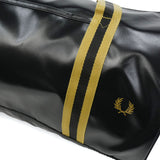 フレッドペリー ボストンバッグ バレルバッグ レディース メンズ 旅行 大容量 FRED PERRY ボストン ブランド ドラム型 おしゃれ ショルダーストラップ 斜めがけ 軽量 23L A4 Tipped Classic Barrel Bag L3352
