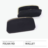 フォルナアールディー 財布 長財布 レディース 革 がま口財布 FOLNA RD ブランド 軽量 がま口 柔らかい おしゃれ 牛革 本革 小銭入れ がまぐち 日本製 黒 SOFT LETHER ソフトレザー ロング天溝がま口 2993878