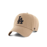 '47 Cap Men's Women's Brand Forty Seven CLEAN UP Hat Baseball Cap Logo Stylish Cotton Simple Casual Cool Size Adjustment Major League Cleanup Los Angeles Dodgers
