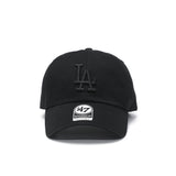 '47 Cap Men's Women's Brand Forty Seven CLEAN UP Hat Baseball Cap Logo Stylish Cotton Simple Casual Cool Size Adjustment Major League Cleanup Los Angeles Dodgers