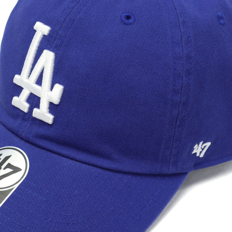 '47 Cap Men's Women's Brand Forty Seven CLEAN UP Hat Baseball Cap Logo Stylish Cotton Simple Casual Cool Size Adjustment Major League Cleanup Los Angeles Dodgers