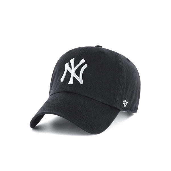 '47 Cap Men's Women's Brand Forty Seven CLEAN UP Hat Baseball Cap Logo Stylish Cotton Simple Casual Cool Size Adjustment Cleanup New York Yankees