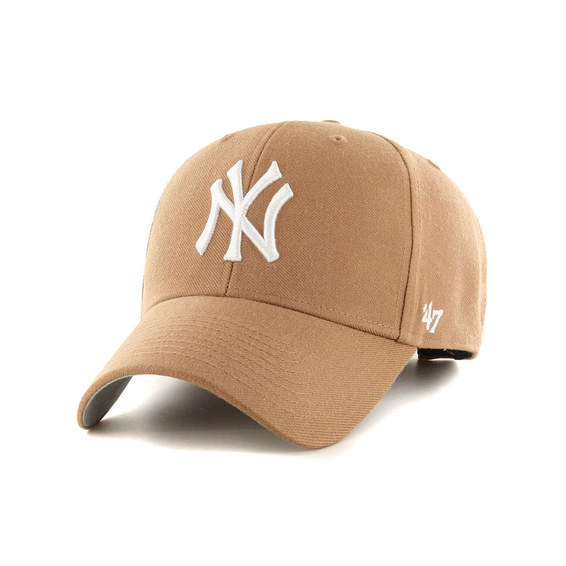 '47 cap for men and women brand forty seven plain cool hat baseball cap logo embroidery stylish twill fabric simple casual size adjustment Major League MVP MVP