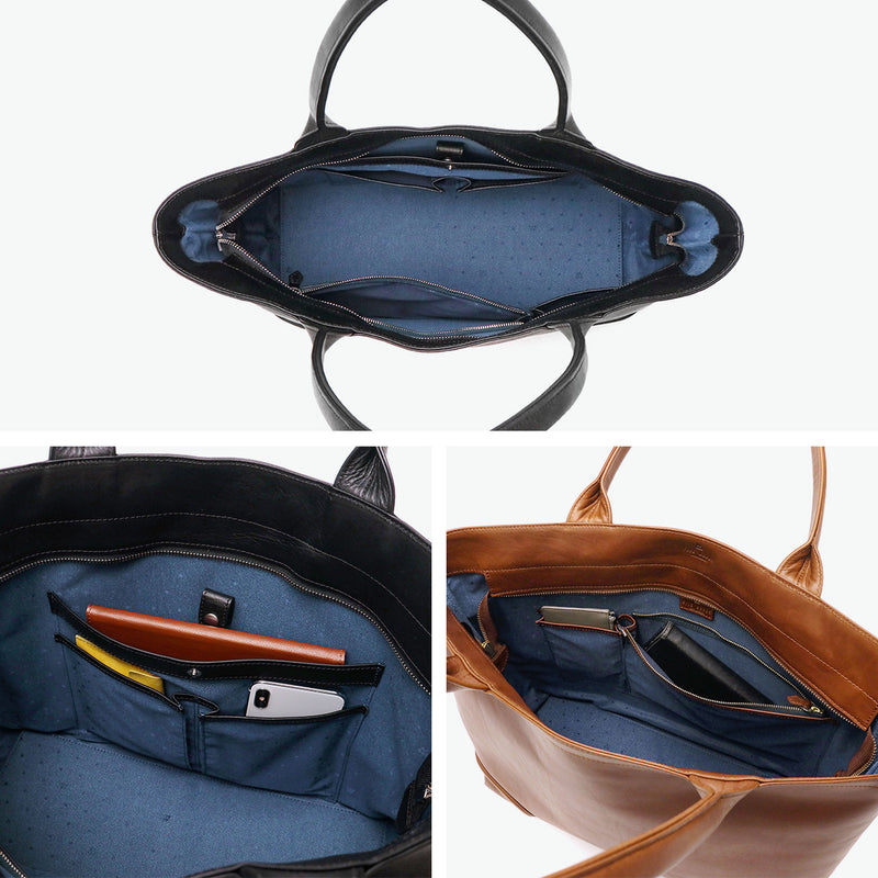 【正規品1年保証】 ファイブウッズ トートバッグ 大きめ メンズ レディース FIVE WOODS バッグ プラトウ ビジネス 通勤 肩掛け 本革 革 レザー トート 日本製 ファスナー付き A4 PLATEAU WEEKEND TOTE 39174