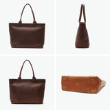 【正規品1年保証】 ファイブウッズ トートバッグ 大きめ メンズ レディース FIVE WOODS バッグ プラトウ ビジネス 通勤 肩掛け 本革 革 レザー トート 日本製 ファスナー付き A4 PLATEAU WEEKEND TOTE 39174