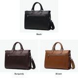 【正規品1年保証】 ファイブウッズ ブリーフケース メンズ 小さめ 本革 ビジネス ブランド FIVE WOODS ショルダー ビジネスバッグ レザー 牛革 PC A4 日本製 2WAY 自立 底鋲 PLATEAU A4ブリーフケース 39596