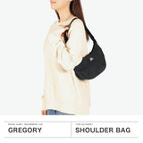 【日本正規品】 グレゴリー ショルダーバッグ レディース GREGORY 斜めがけ 小さめ 大人 軽量 バッグ ワンショルダー ミニショルダーバッグ ナイロン 肩掛け ラウンド 三日月 SUSZY スージーハーフムーンショルダーS