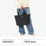 【日本正規品】 グレゴリー トートバッグ メンズ レディース 大きめ A4 ファスナー付き 大容量 GREGORY 軽量 通勤 ブランド ナイロン 2WAY シンプル ショルダー バッグ 肩掛け 斜めがけ 13L アウトドア SUSZY スージートート