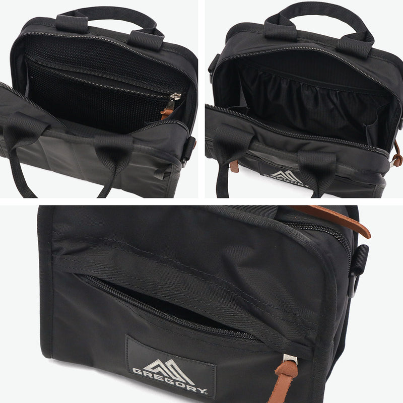 【日本正規品】 グレゴリー ショルダーバッグ メンズ レディース 斜めがけバッグ 小さめ GREGORY ブランド おしゃれ アウトドア ミニ バッグ 横型 シンプル 軽量 軽い 自立 A5 3L 無地 ナイロン 黒 プティサック