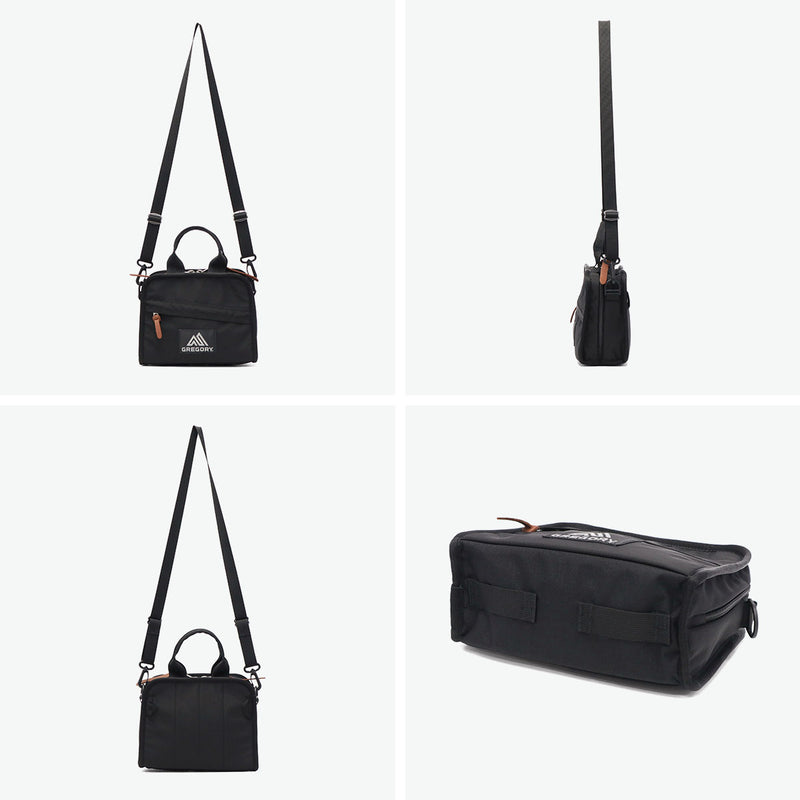 【日本正規品】 グレゴリー ショルダーバッグ メンズ レディース 斜めがけバッグ 小さめ GREGORY ブランド おしゃれ アウトドア ミニ バッグ 横型 シンプル 軽量 軽い 自立 A5 3L 無地 ナイロン 黒 プティサック