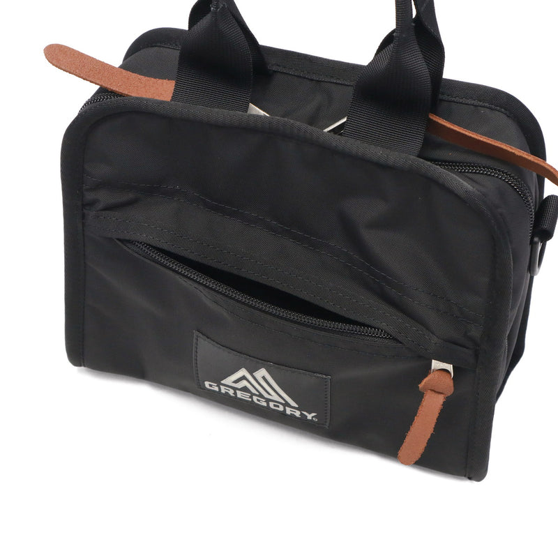 【日本正規品】 グレゴリー ショルダーバッグ メンズ レディース 斜めがけバッグ 小さめ GREGORY ブランド おしゃれ アウトドア ミニ バッグ 横型 シンプル 軽量 軽い 自立 A5 3L 無地 ナイロン 黒 プティサック