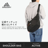 【日本正規品】 グレゴリー ショルダーバッグ メンズ レディース ブランド GREGORY コーデュラ 斜めがけバッグ 大きめ 大人 大容量 かっこいい 軽量 トラベル カジュアル おしゃれ シンプル A4 19L クラシック サッチェルL