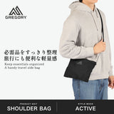 【日本正規品】 グレゴリー ショルダーバッグ メンズ レディース ブランド GREGORY サコッシュ ナイロン おしゃれ ショルダー 斜めがけ 肩掛け 軽量 軽い カジュアル 2層 A5 3L AEROLITE エアロライトサコッシュ