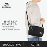 【日本正規品】 グレゴリー ショルダーバッグ メンズ レディース ナイロン GREGORY ブランド 斜めがけ 軽量 軽い 旅行 トラベル 大人 おしゃれ シンプル 2層 4L CLASSIC BAGS パデッドショルダーポーチデラックス
