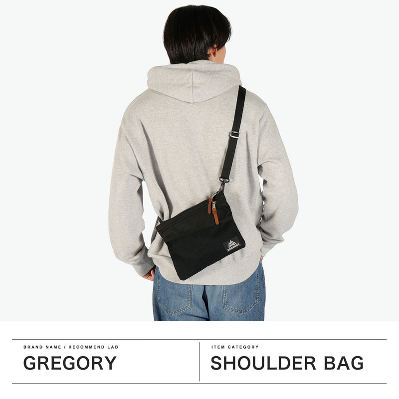 【日本正規品】 グレゴリー サコッシュ メンズ レディース 軽量 ナイロン GREGORY ブランド バッグ アウトドア 小さめ 斜めがけ 軽い 薄型 おしゃれ 横型 ショルダーバッグ 1.5L CLASSIC クラシックサコッシュM