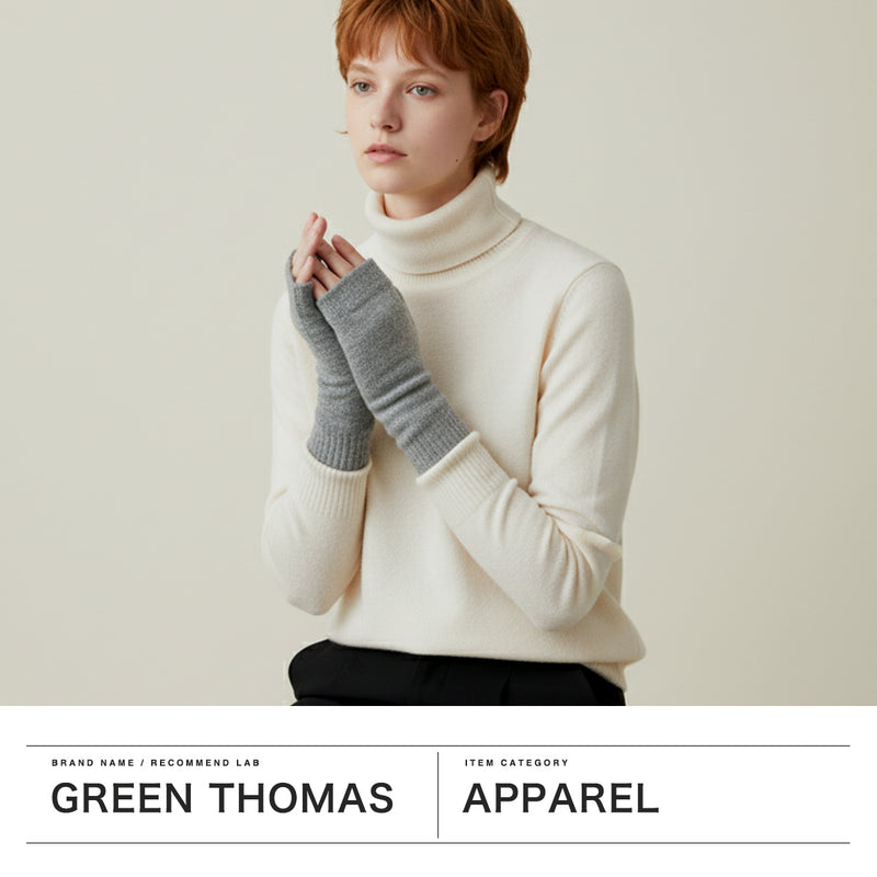 グリーントーマス 手袋 レディース メンズ 指なし GREEN THOMAS ブランド 防寒 プレゼント かわいい 冬 秋冬 グローブ ニット ミトン MITTEN 6420007