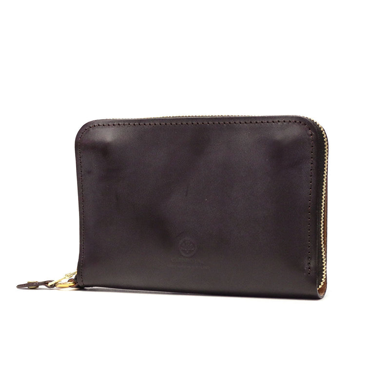 [three months guarantee] Glenn royal wallet GLENROYAL WALLET WITH DIVIDERS round fastener wallet folio men gap Dis leather 03-6025