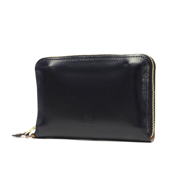 [three months guarantee] Glenn royal wallet GLENROYAL WALLET WITH DIVIDERS round fastener wallet folio men gap Dis leather 03-6025