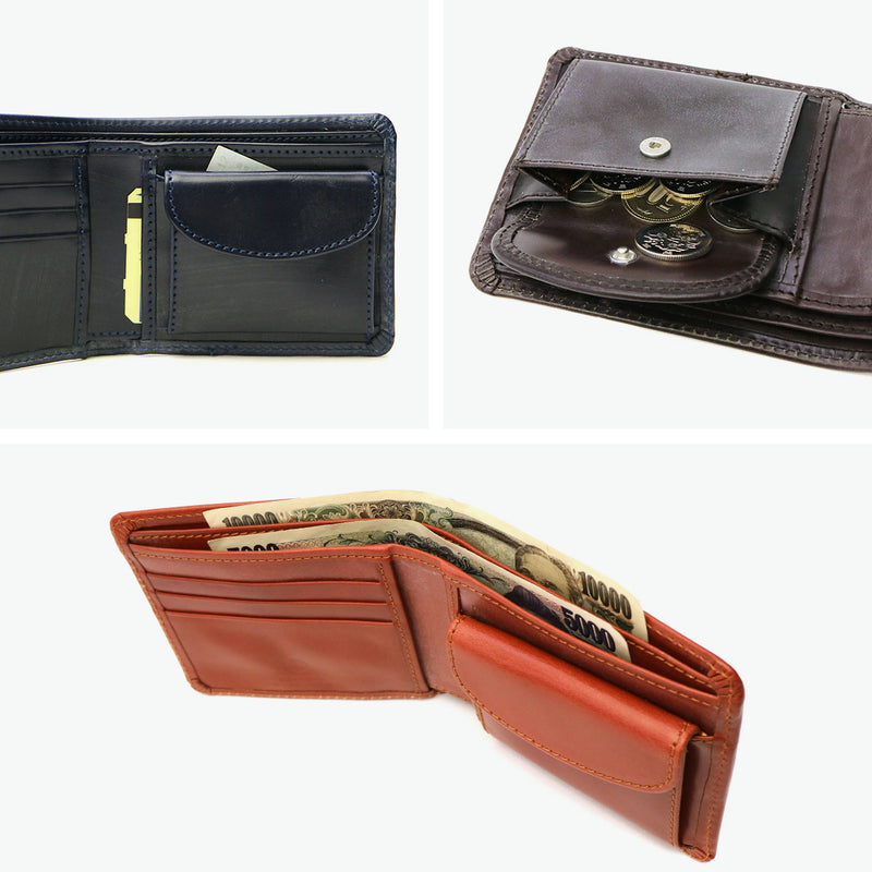 【正規品3カ月保証】 グレンロイヤル 二つ折り財布 メンズ レディース 折財布 小さめ GLENROYAL ブランド 大人 おしゃれ 上品 ミニ 財布 小銭入れ付き 札入れ カード入れ 本革 HIP WALLET WITH DIVIDER 03-6171